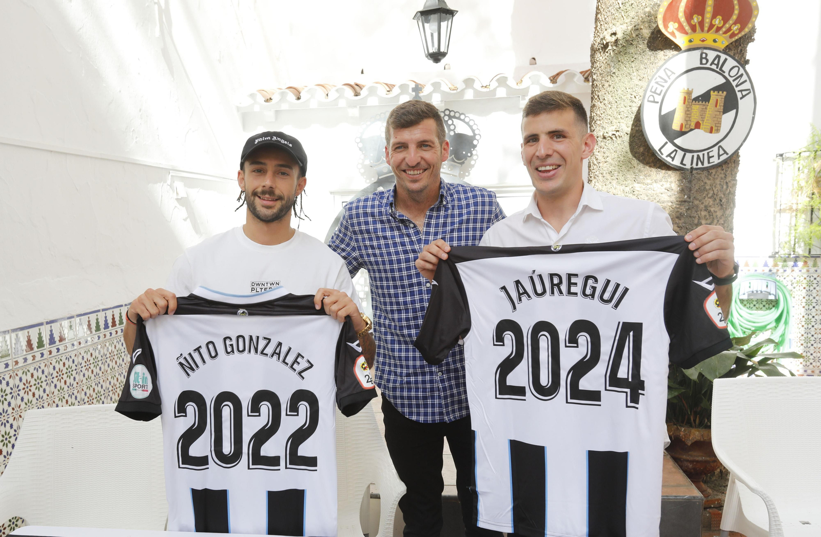Antoñito, Ismael Chico y Jáuregui, en la presentación.
