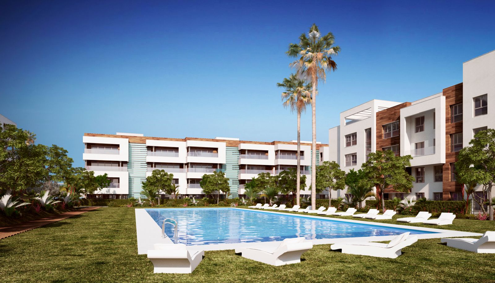 Diseño de la promoción de Unicaja en Colinas del Limonar.