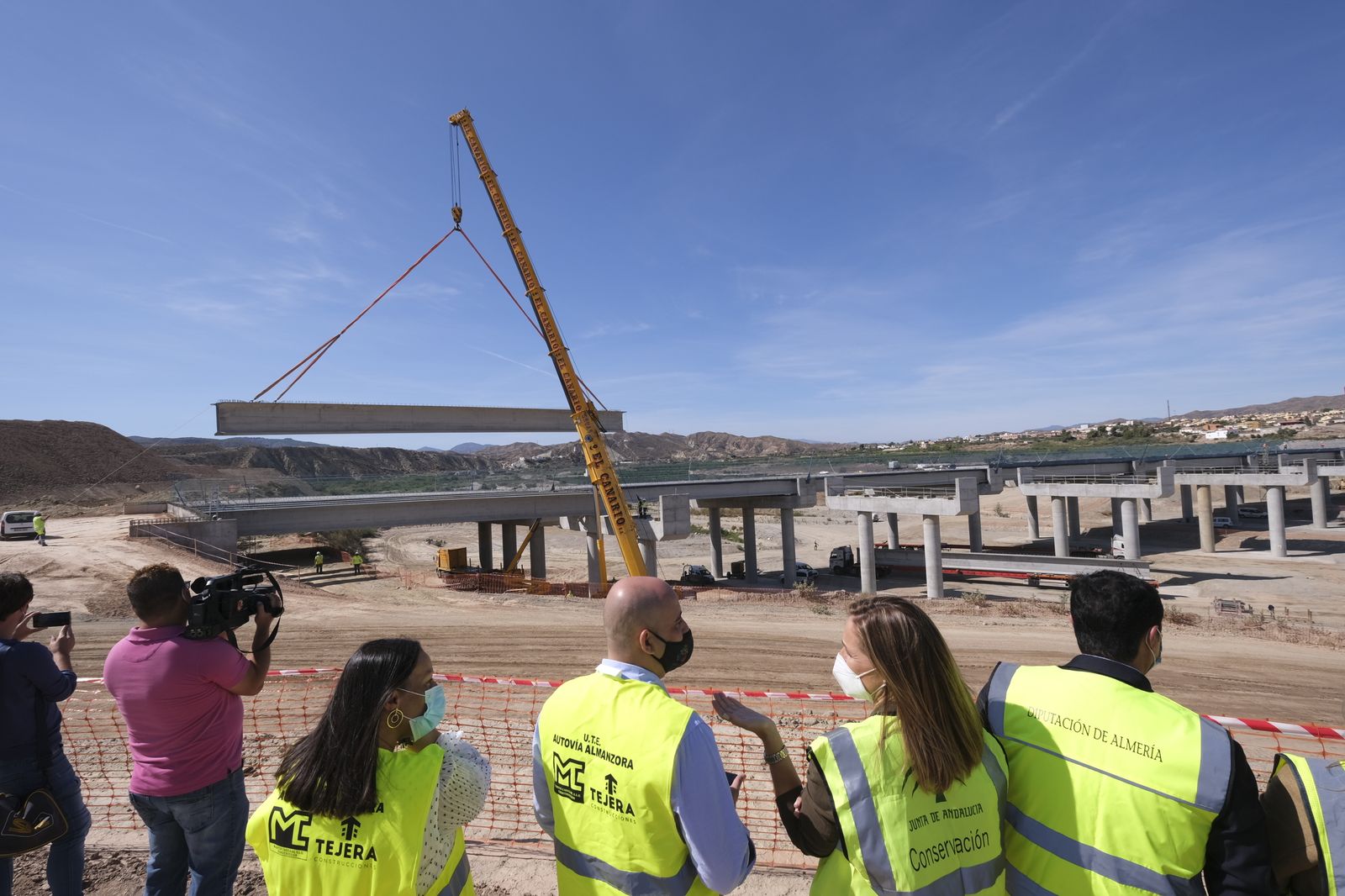 Fotogalería visita Consejera de Fomento a las obras de la Autovía del Almanzora