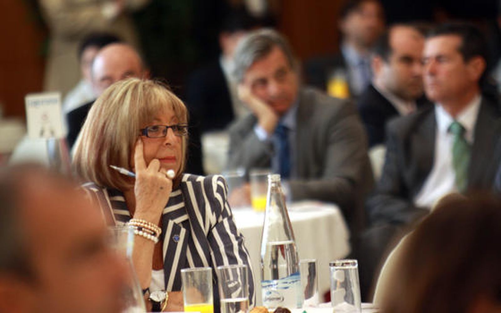 La rectora de la UMA Adelaida de La Calle durante el Foro Joly Andalucía celebrado en Málaga.

Foto: migue fernandez