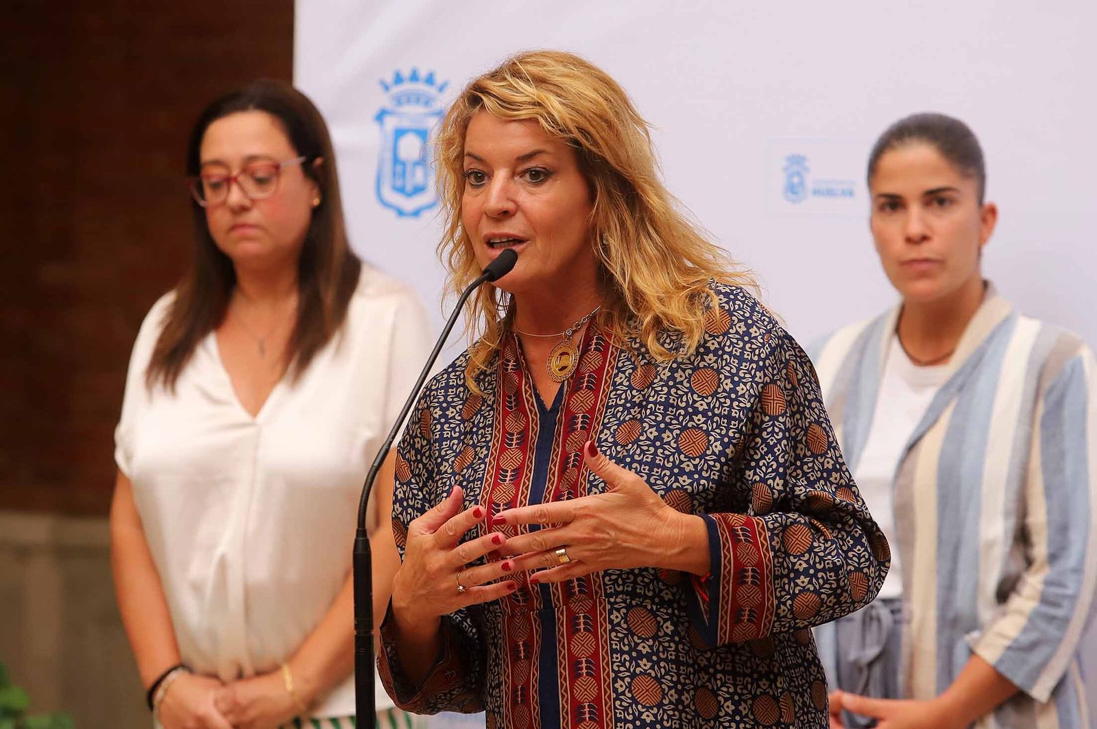 Recepción del Ayuntamiento al Sporting de Huelva, en imágenes