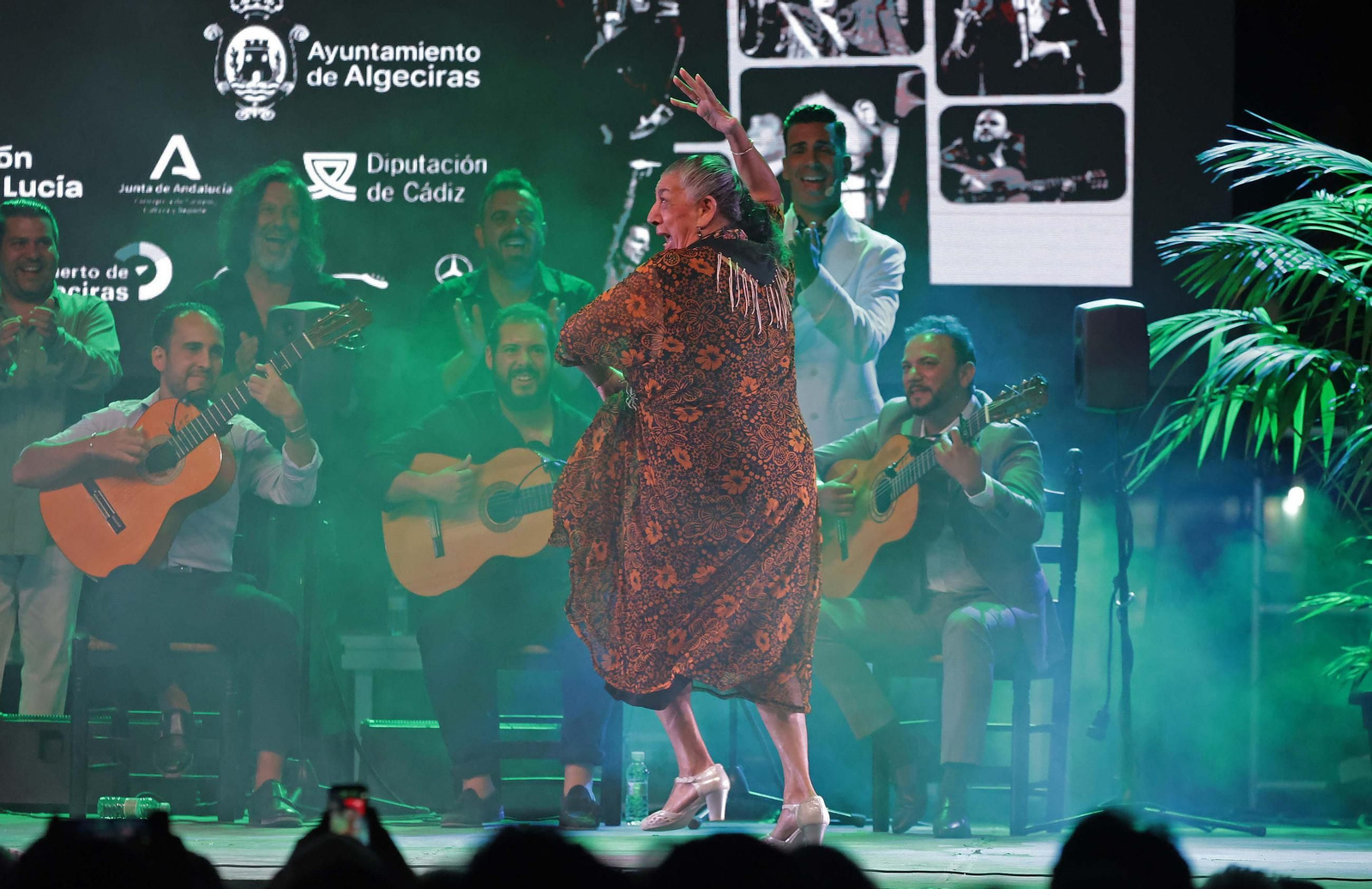Fotos de la Fiesta por Bulería en el XI Encuentro Internacional de Guitarra Paco de Lucía en Algeciras
