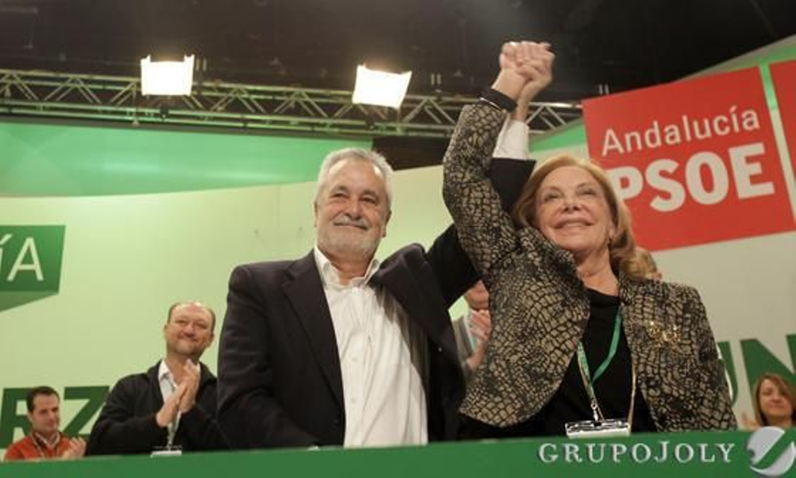 Griñán con Amparo Rubiales.

Foto: L. Rivas