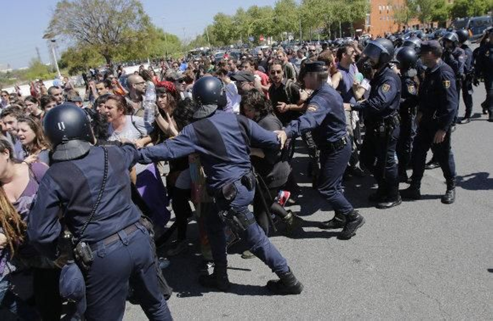 Un año de cárcel para el detenido en el desalojo de la Corrala Utopía