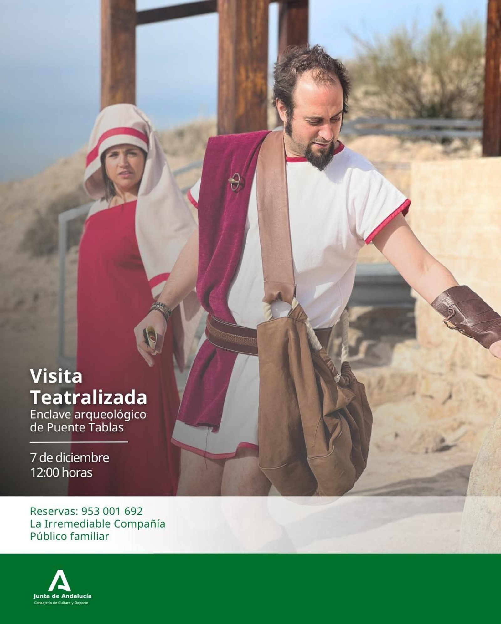 Esta visita está pensada para que el público familiar descubra el sorprendente pasado de este yacimiento íbero.