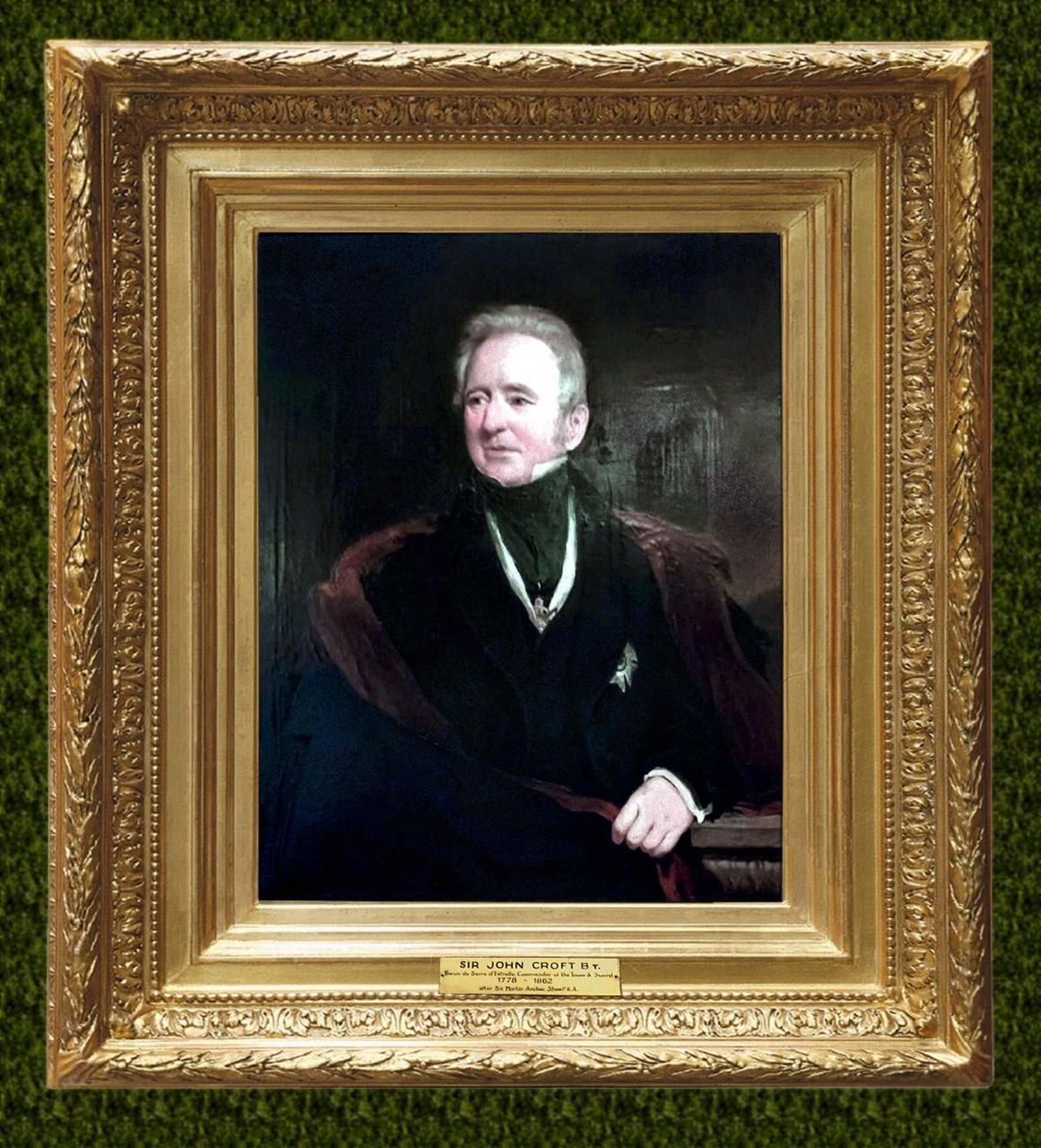 Retrato de Sir John Croft.