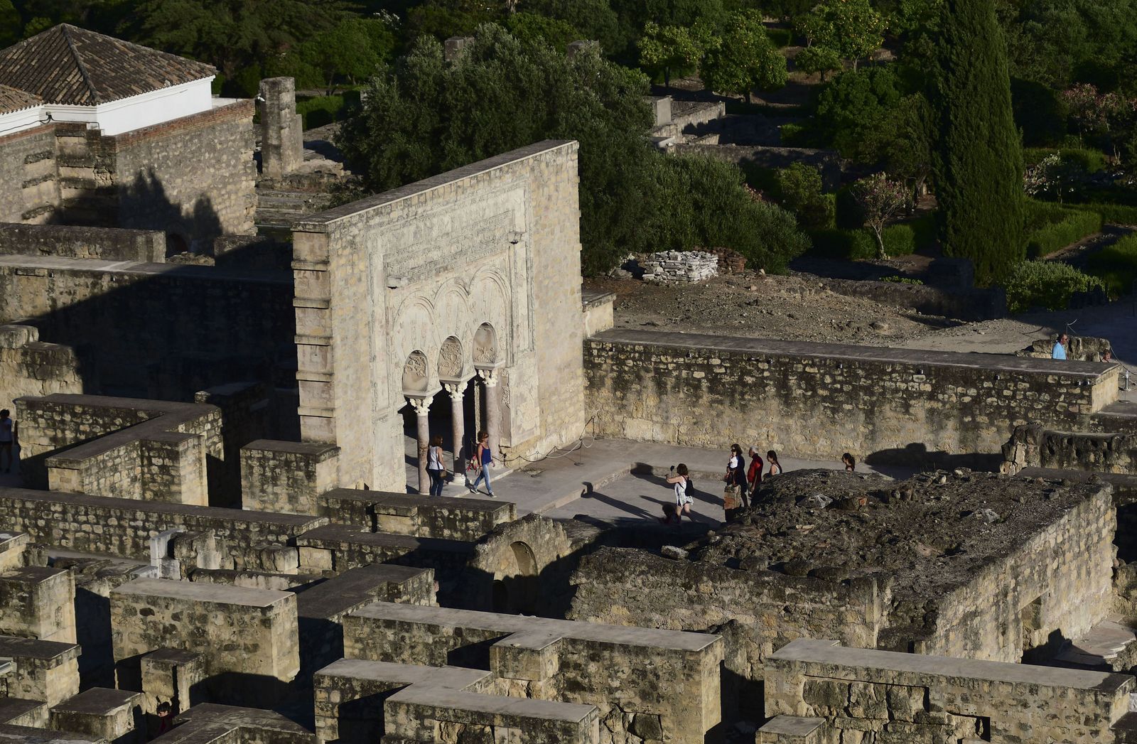 Panorámica de las ruinas de la ciudad palatina.