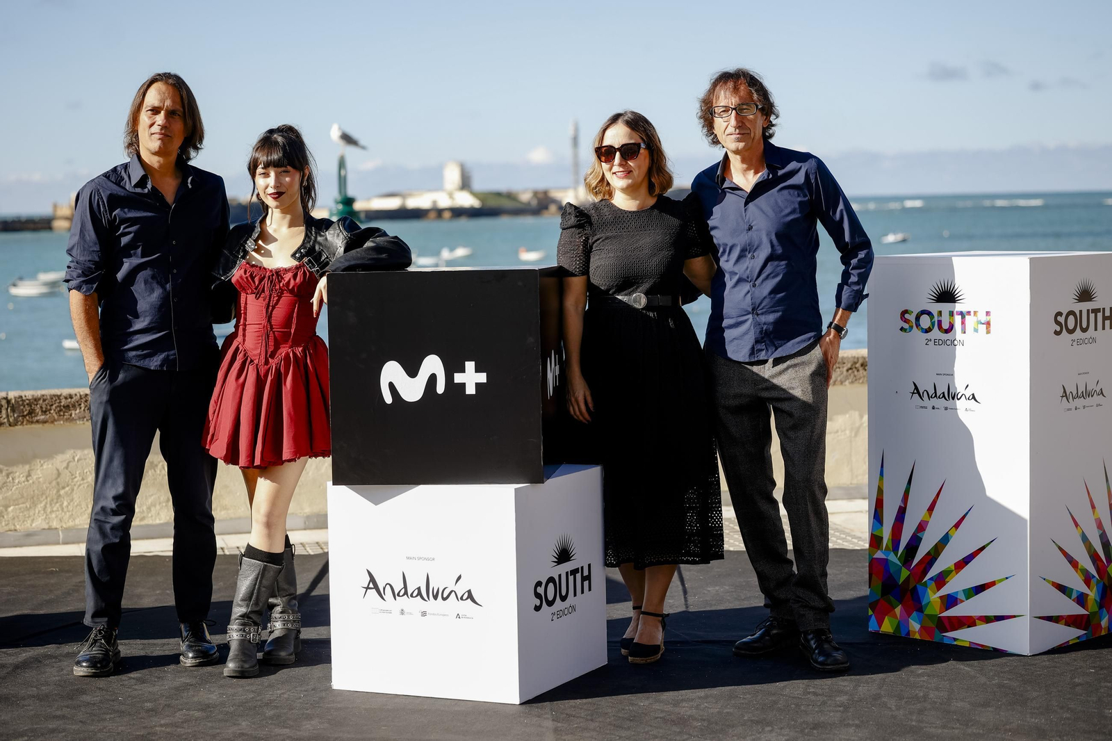 imágenes del photocall del South Series en la caleta el domingo 27