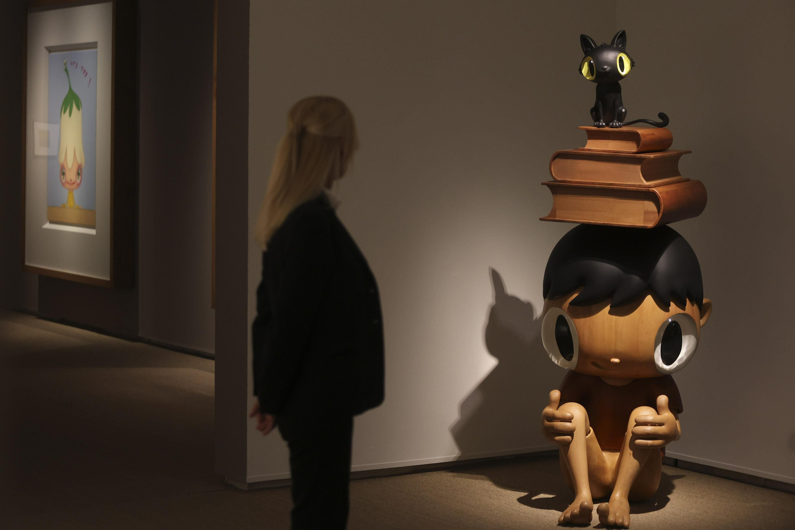 Las fotos de la exposición de Javier Calleja en Málaga y su gato Günter