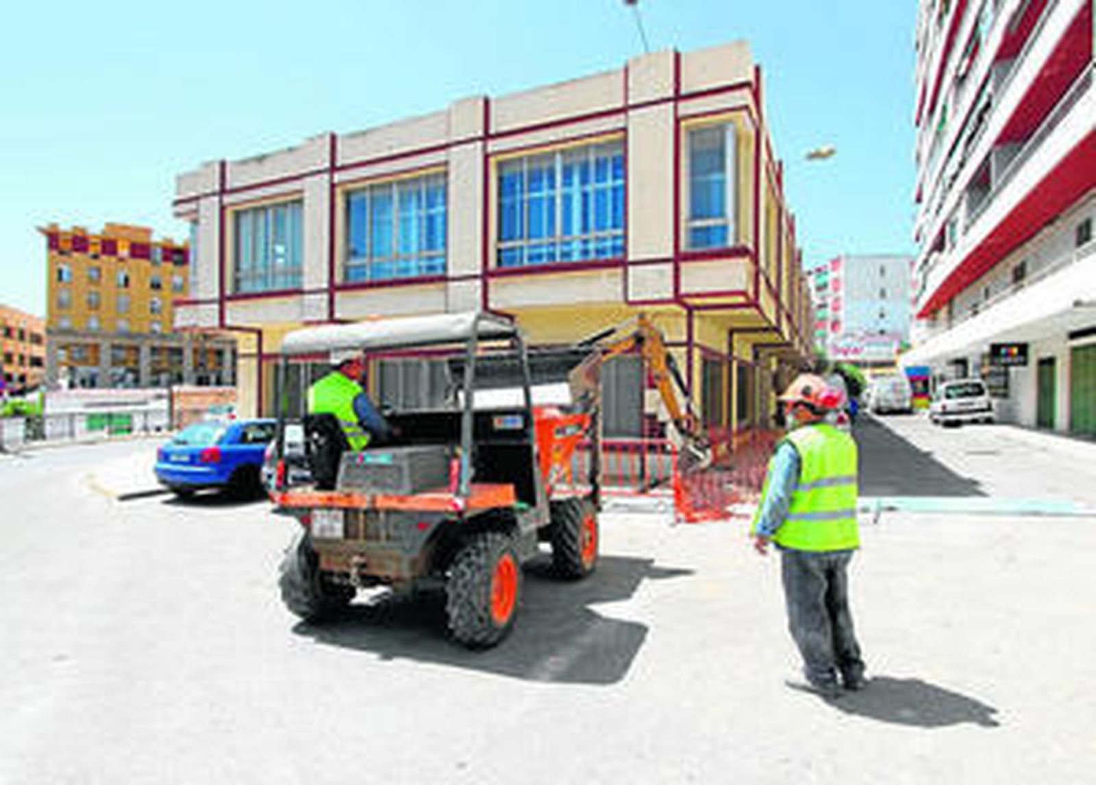 La entrada al inmueble, el antiguo de Iturri.