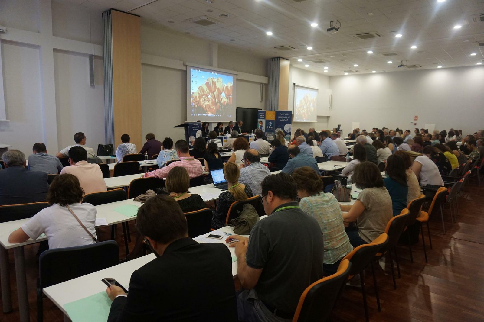 Encuentro sobre multimorbilidad organizado por el Ibima en el Colegio de Médicos de Málaga.
