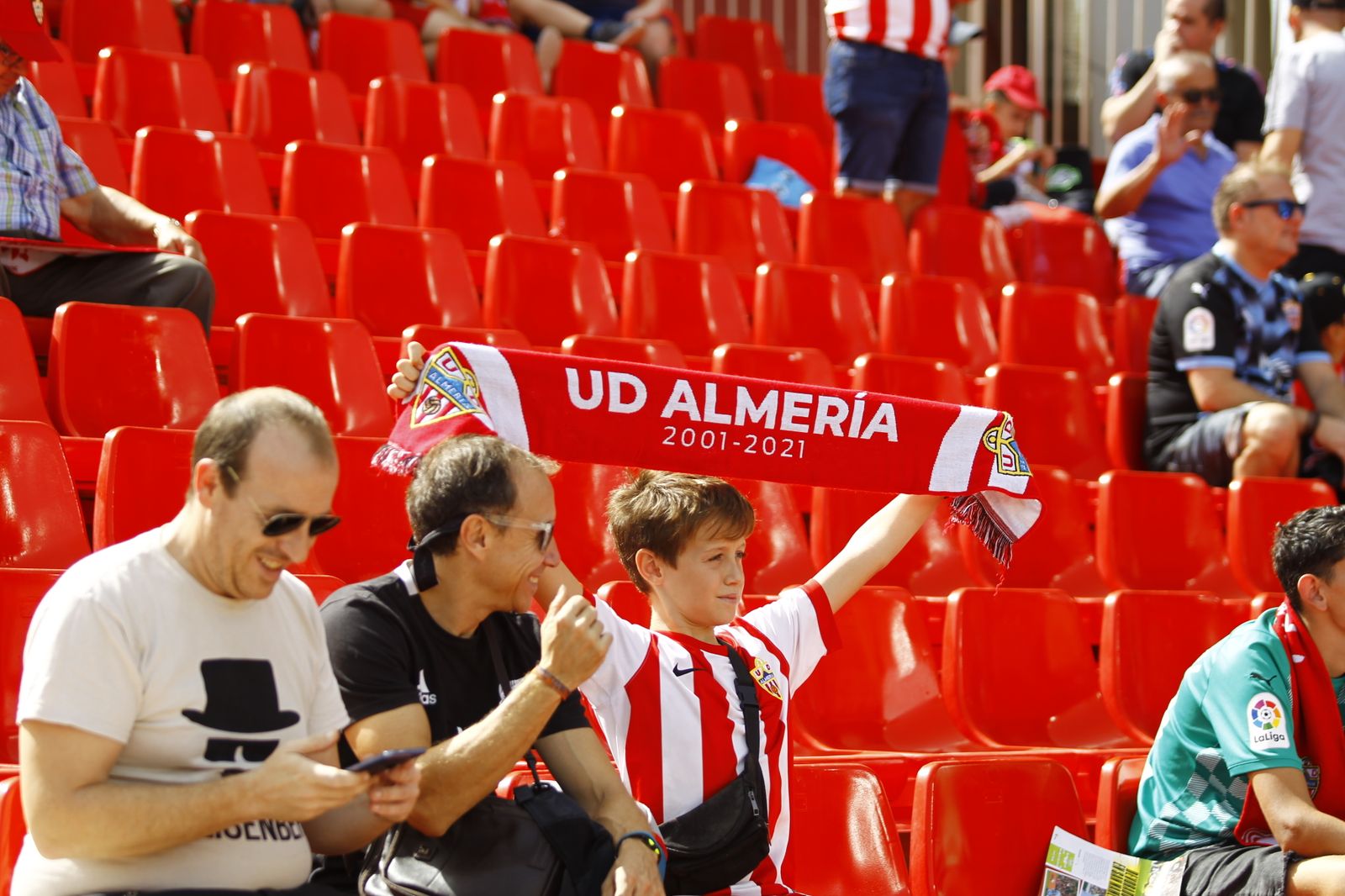 Imágenes de la U.D. Almería-Rayo Vallecano