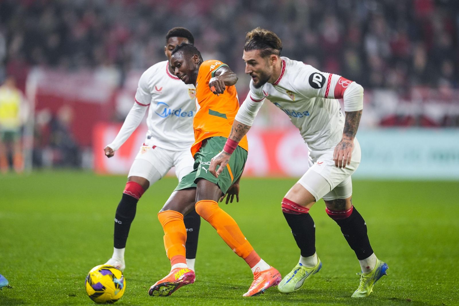 Las mejores imágenes del partido Sevilla - Valencia