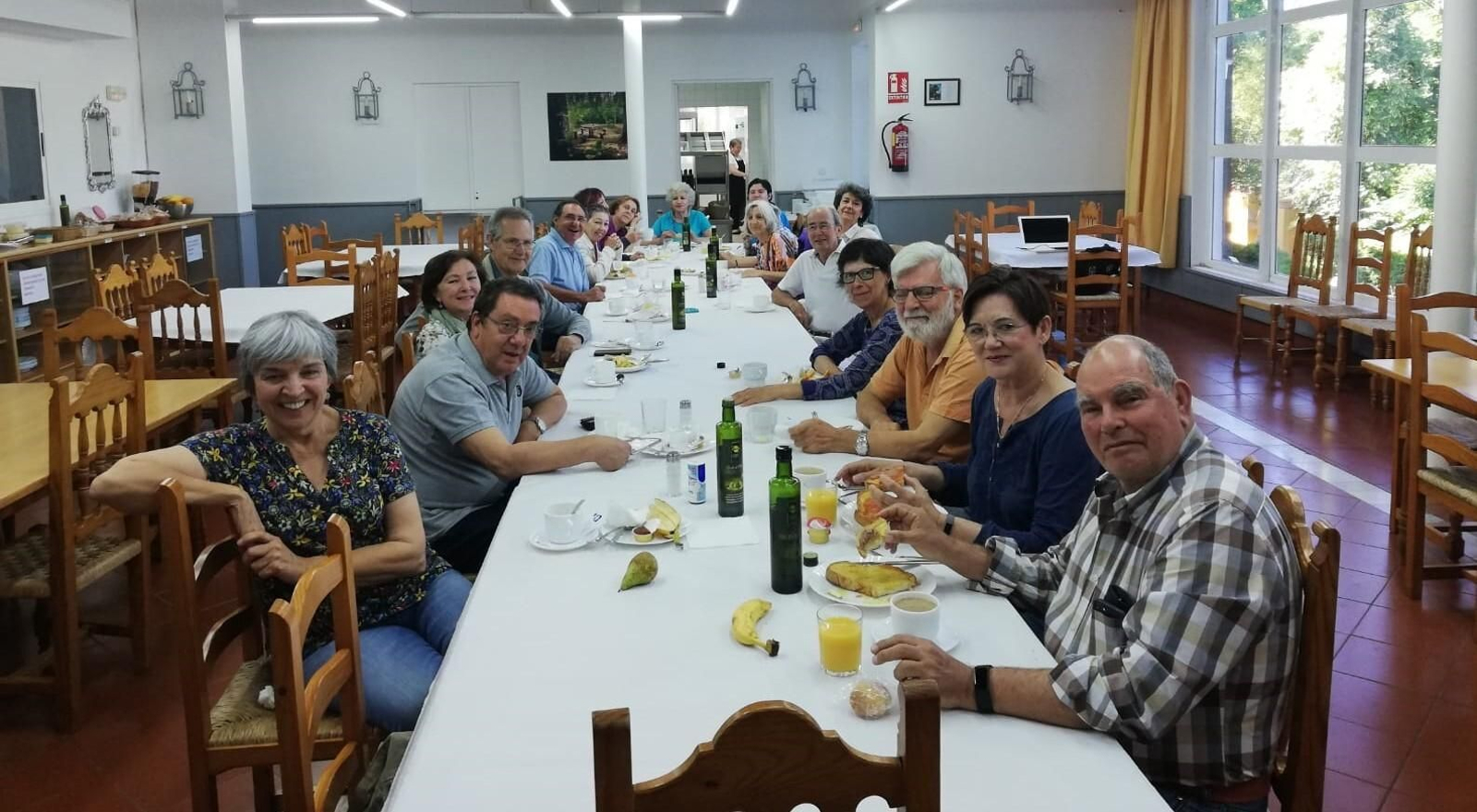 Socios de la cooperativa Cuslar que residirán en Olivar Plaza, las viviendas colaborativas de Gines.