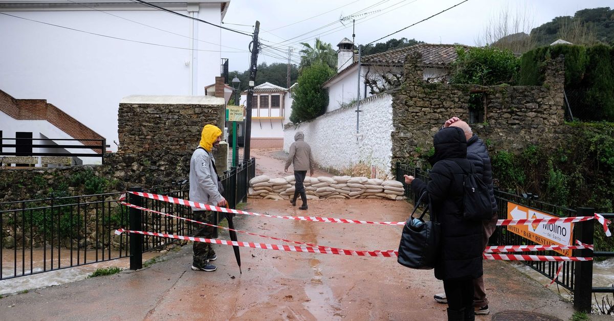 Un total de 556 personas siguen desalojadas en Málaga tras el "enjambre de borrascas"