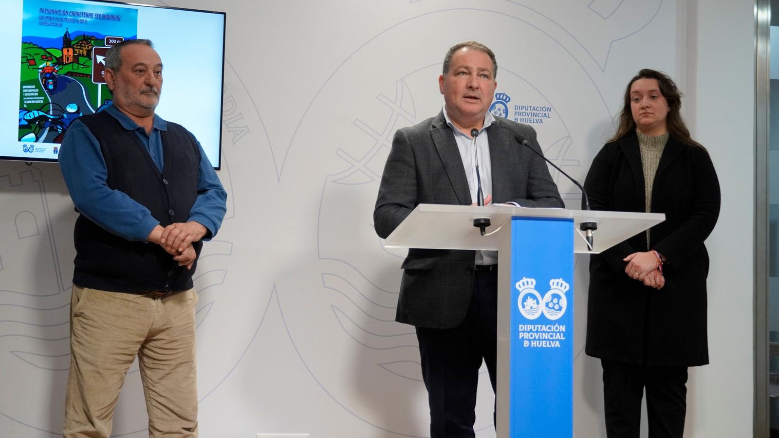 Antonio Moreno y David Toscano en la presentación de la Quedada Motera con motivo de la  guía de Carreteras Secundarias.
