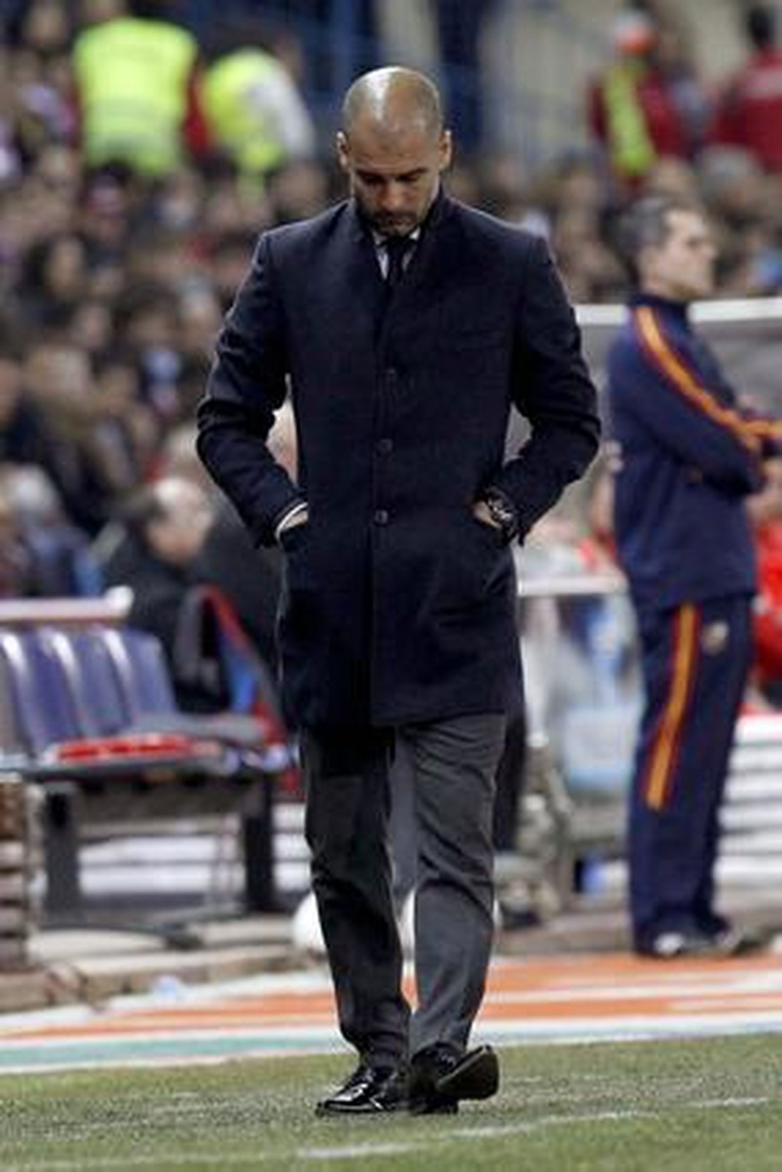 Las imágenes del Atlético- Barcelona