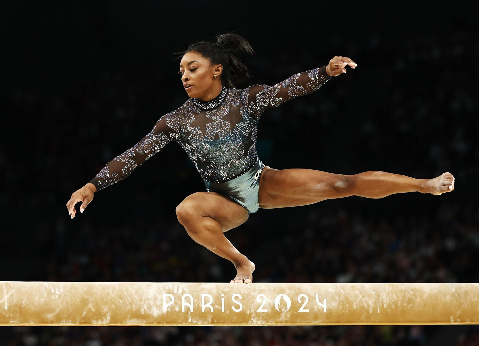 Las fotos de la primera actuación se Simone Biles en los Juegos Olímpicos de París