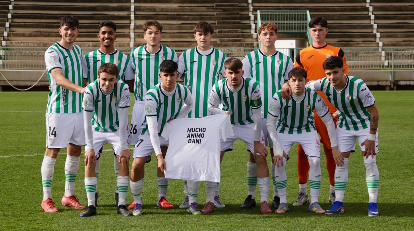 Once inicial del Córdoba B en su duelo de la pasada jornada con el Atlético Onubense