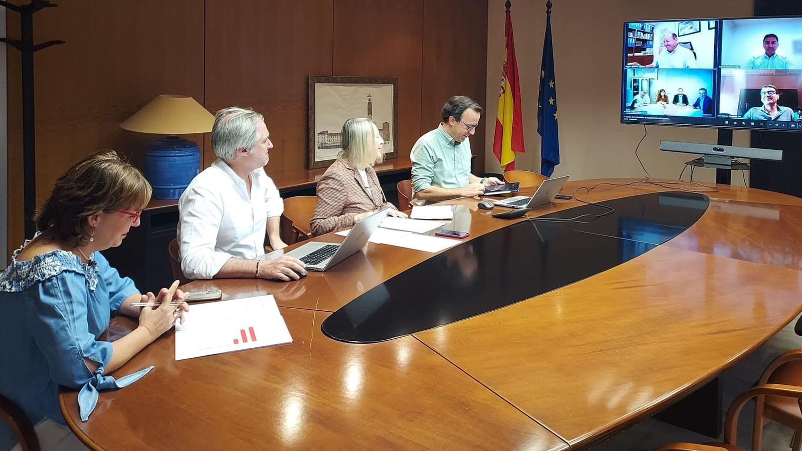 La Comisión de Seguimiento del convenio.