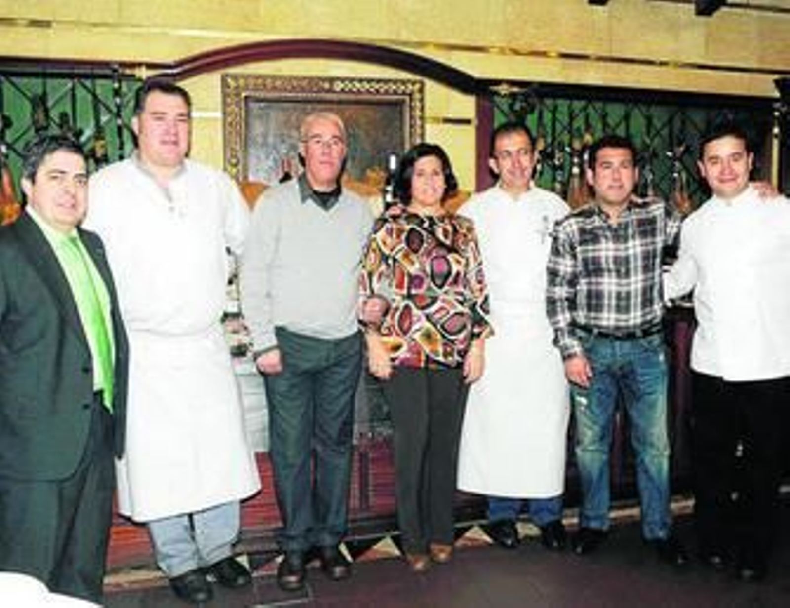 Los miembros de El Faro, el Ventorrillo del Chato y el Sancho 2, al dar comienzo las jornadas.