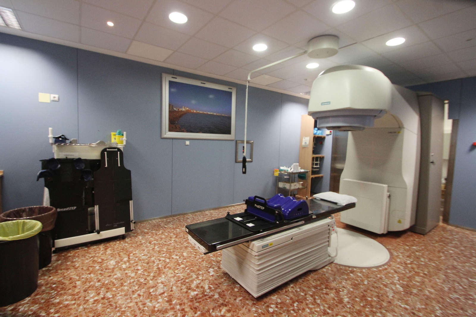 Aparato de Radioterapia en un hospital.