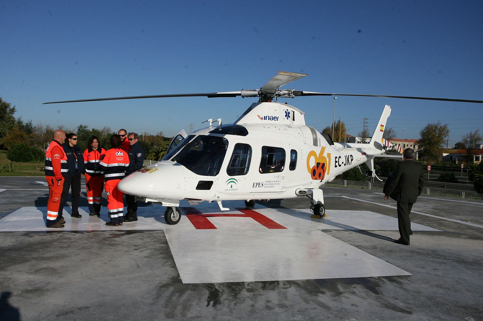 El helipuerto actual.