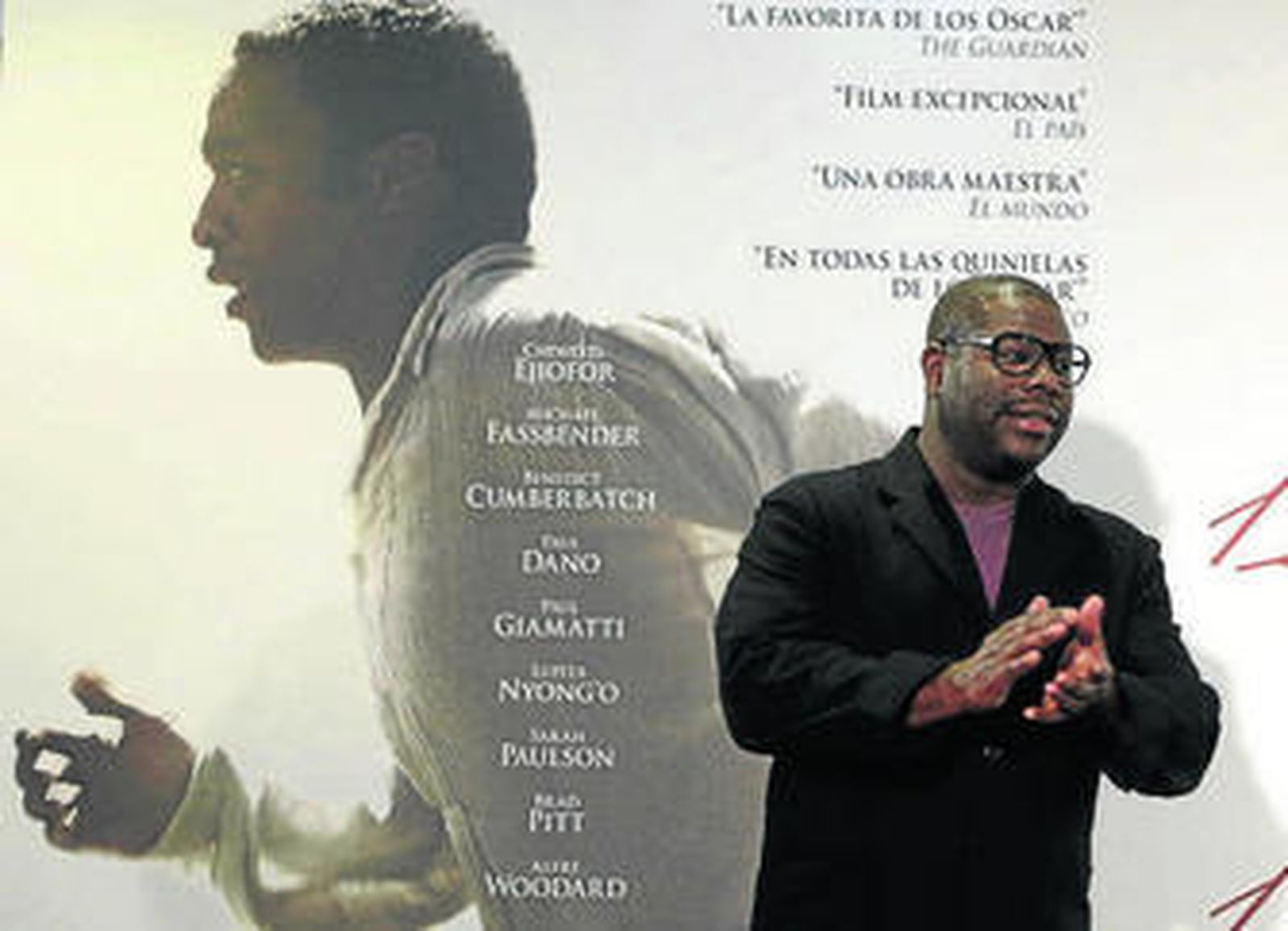 El director británico Steve McQueen, ayer en Madrid.