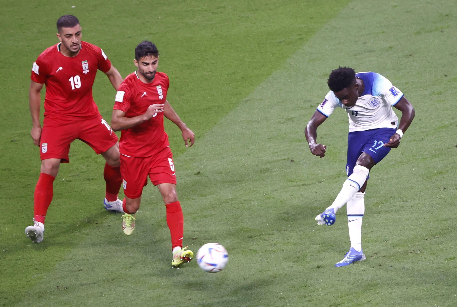 Las imágenes del Inglaterra-Irán del Mundial