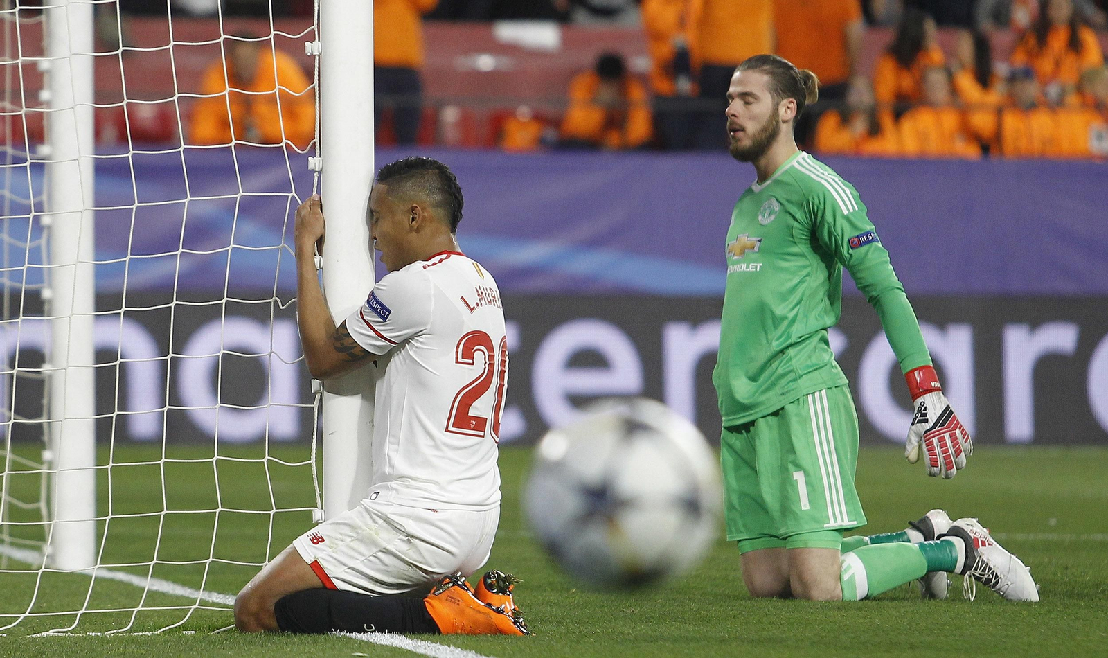 Las imágenes del Sevilla-Manchester United