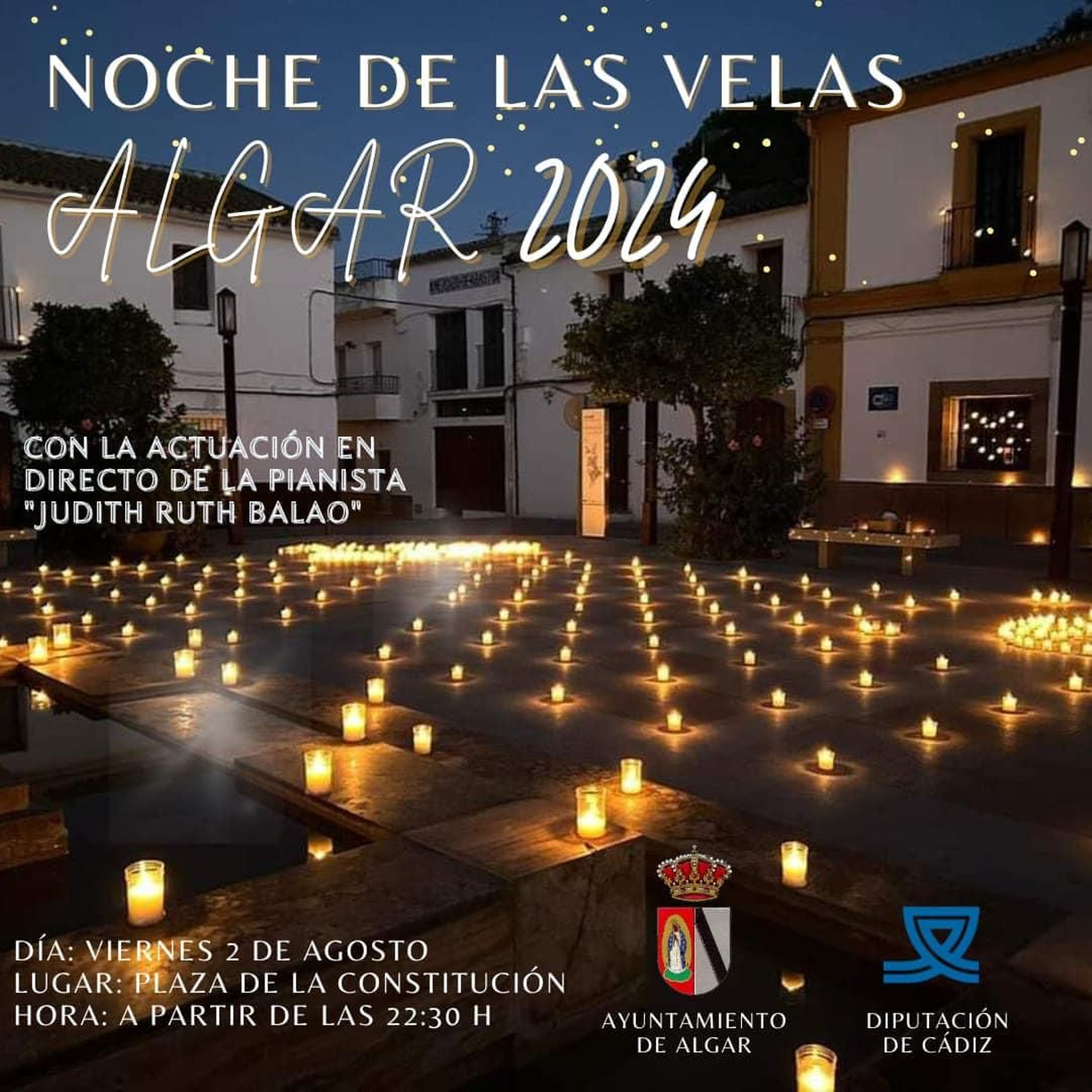 Cartel de la Noche de las Velas de Algar 2024.