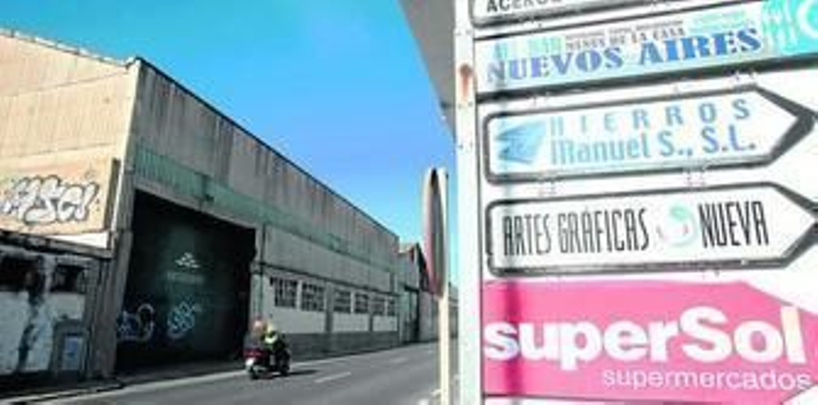 Imagen del polígono exterior de la Zona Franca.