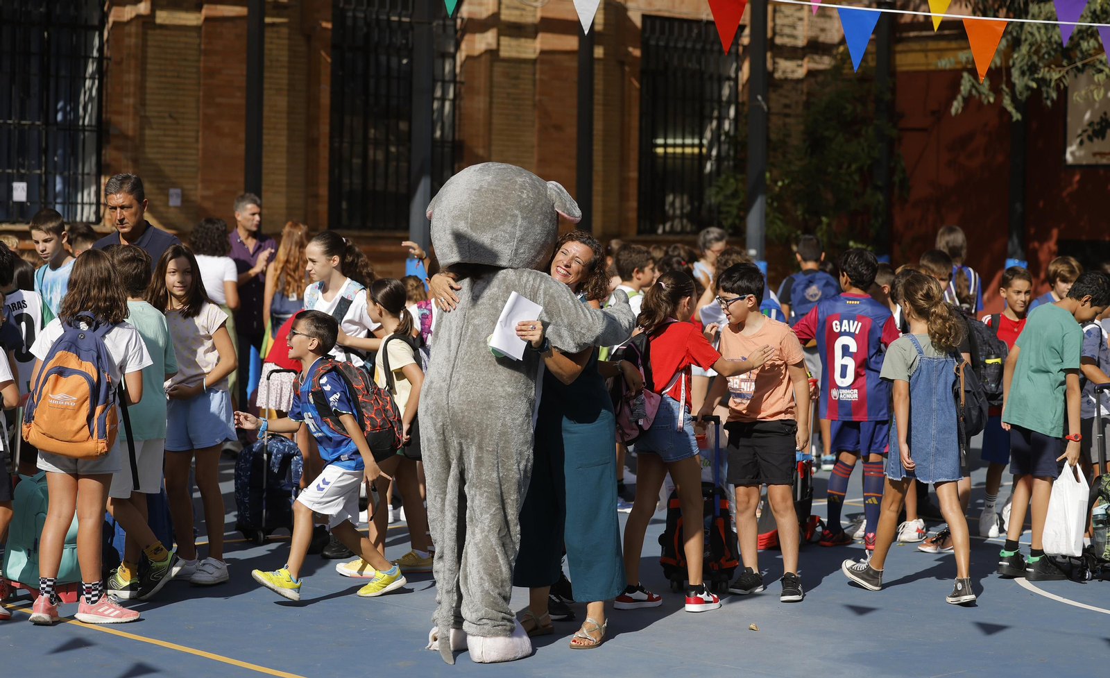 Las imágenes de la vuelta al colegio