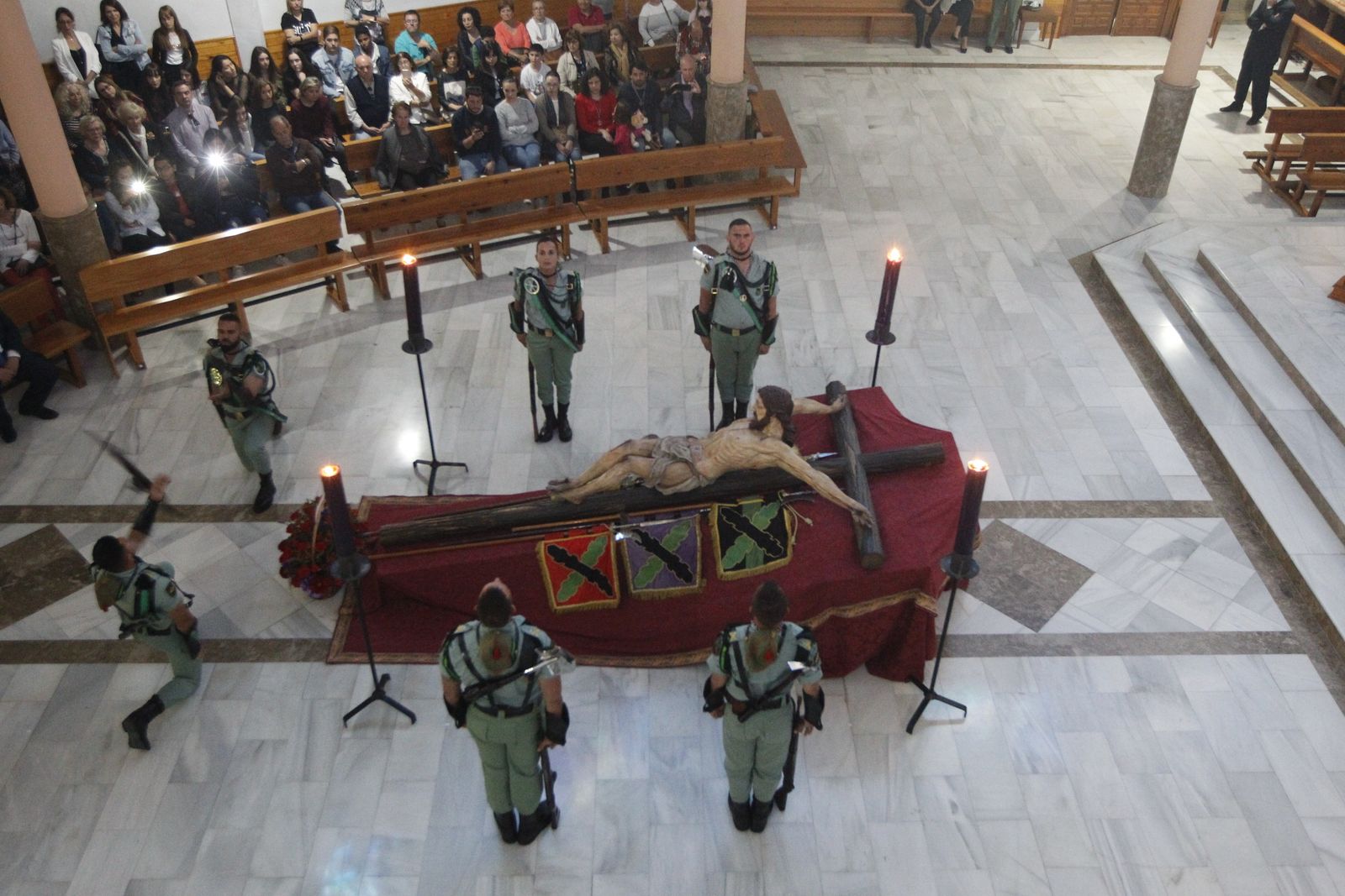 Custodia del Cristo de la Buena Muerte de La Legión. Semana Santa 2019. El Parador