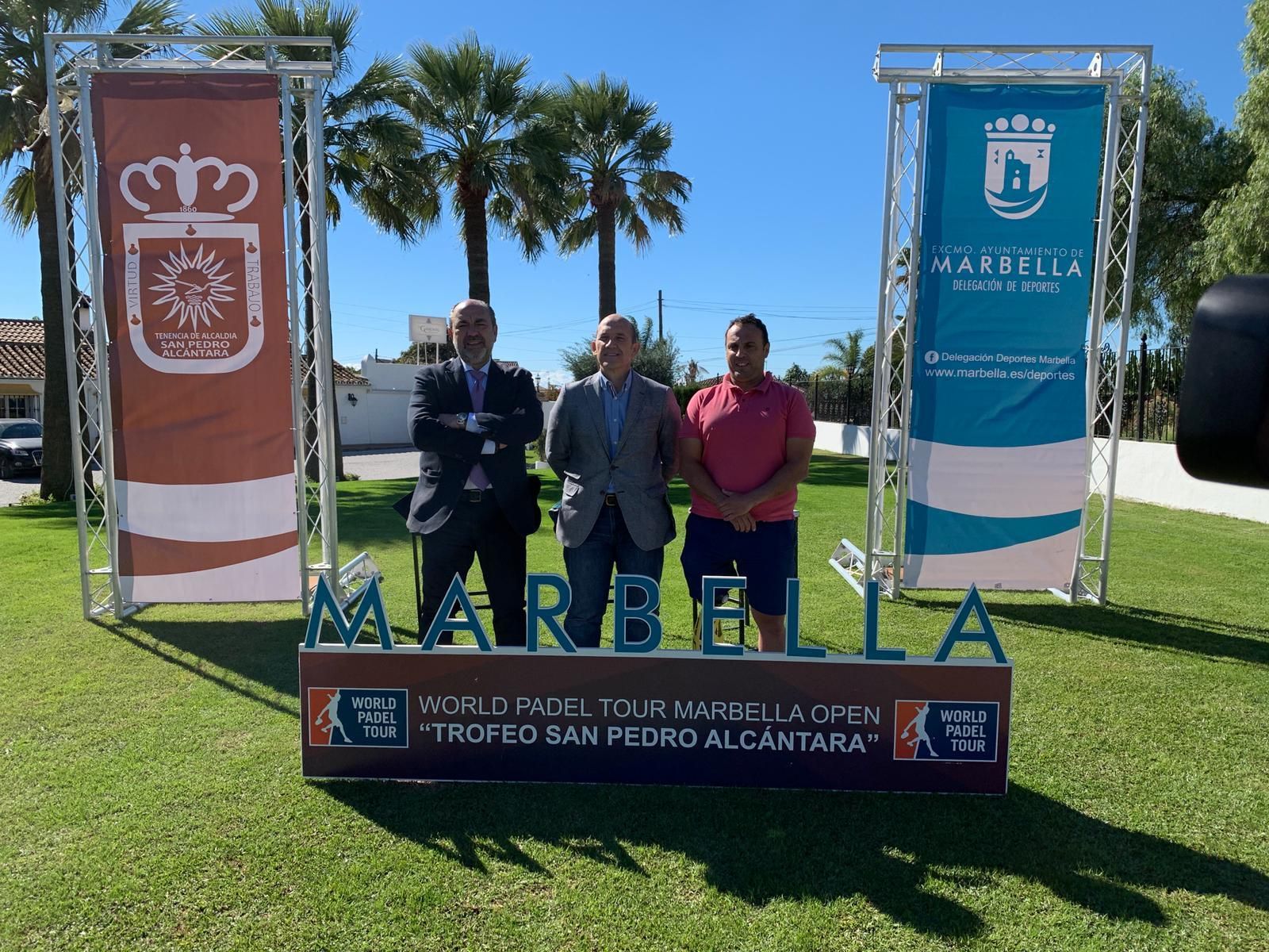 Imagen de la presentación del World Padel Tour en Marbella.