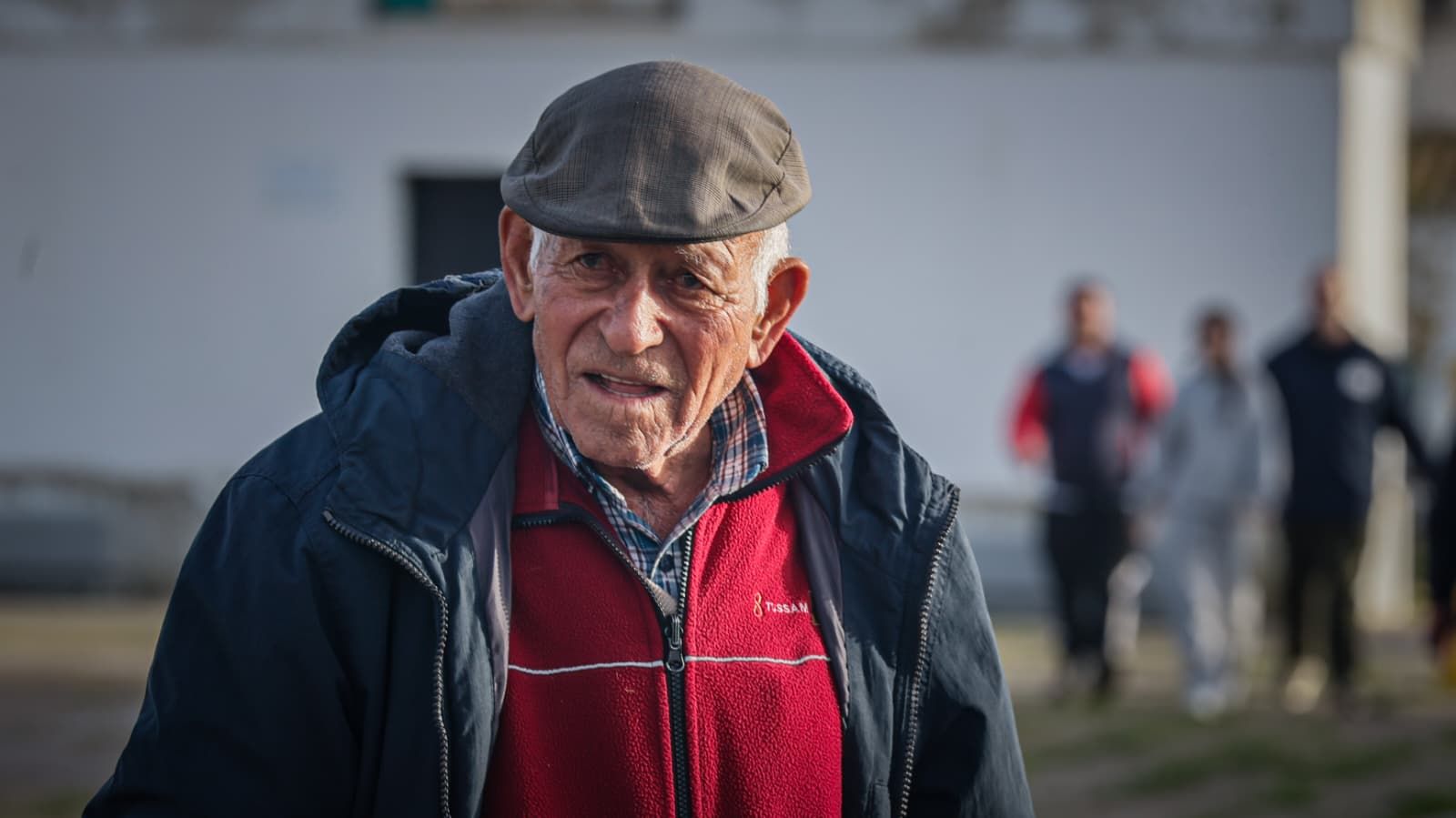 Uno de los vecinos desalojados del Poblado de Doña Blanca.