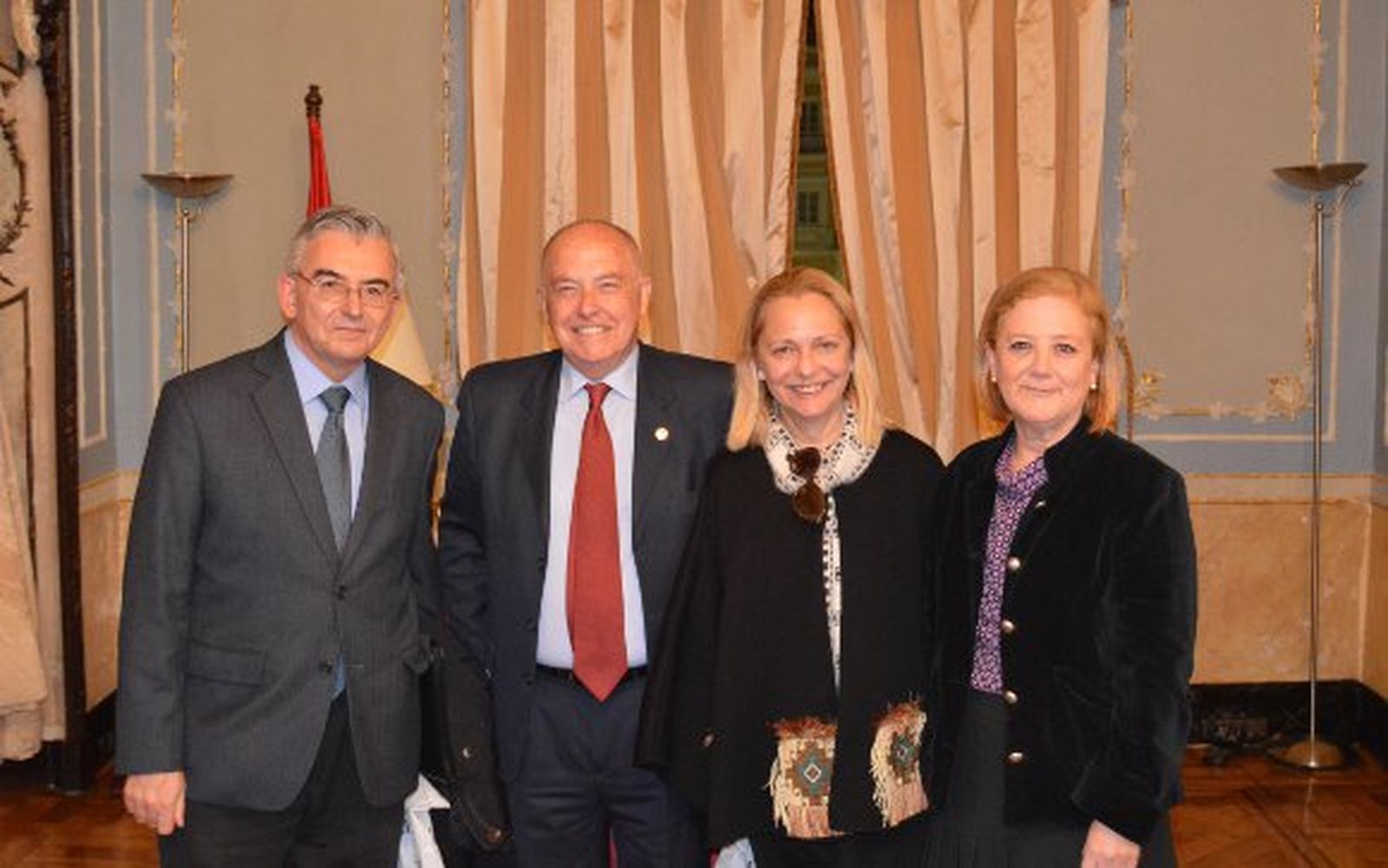 José Joaquín León, Jaime Rocha, Felicidad Rodríguez y Carmen Noya.

Foto: Ignacio Casas de Ciria