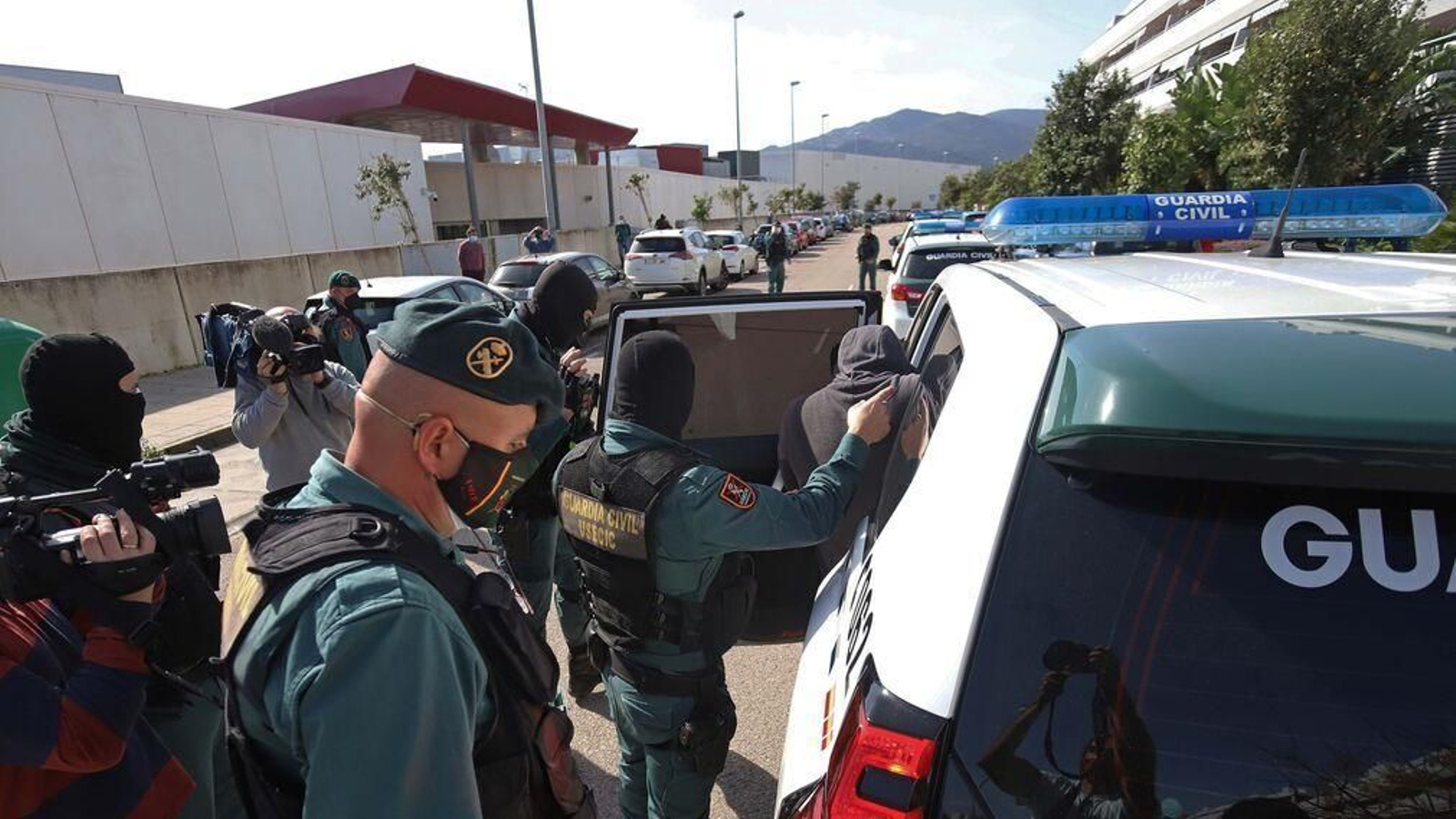 Una operación reciente de la Guardia Civil en el Campo de Gibraltar.