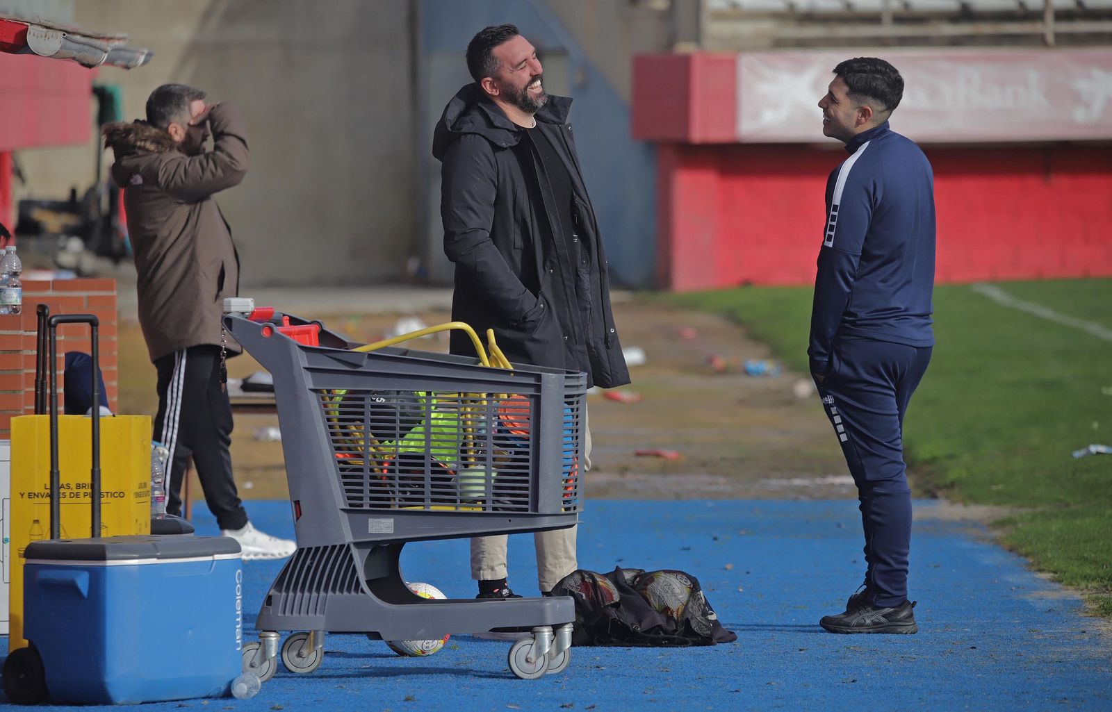 Fotos del Algeciras en su preparación para la visita al Real Murcia