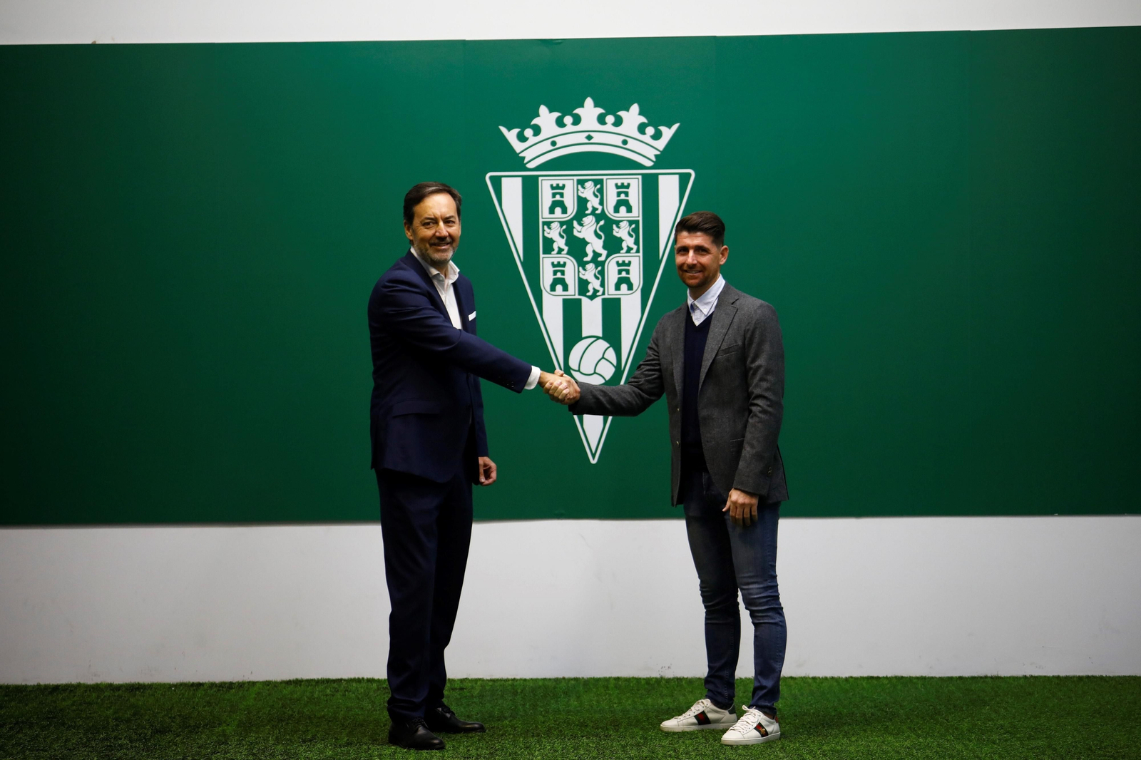 Presentación de Javi Flores como integrante de la secretaría técnica del Córdoba CF.