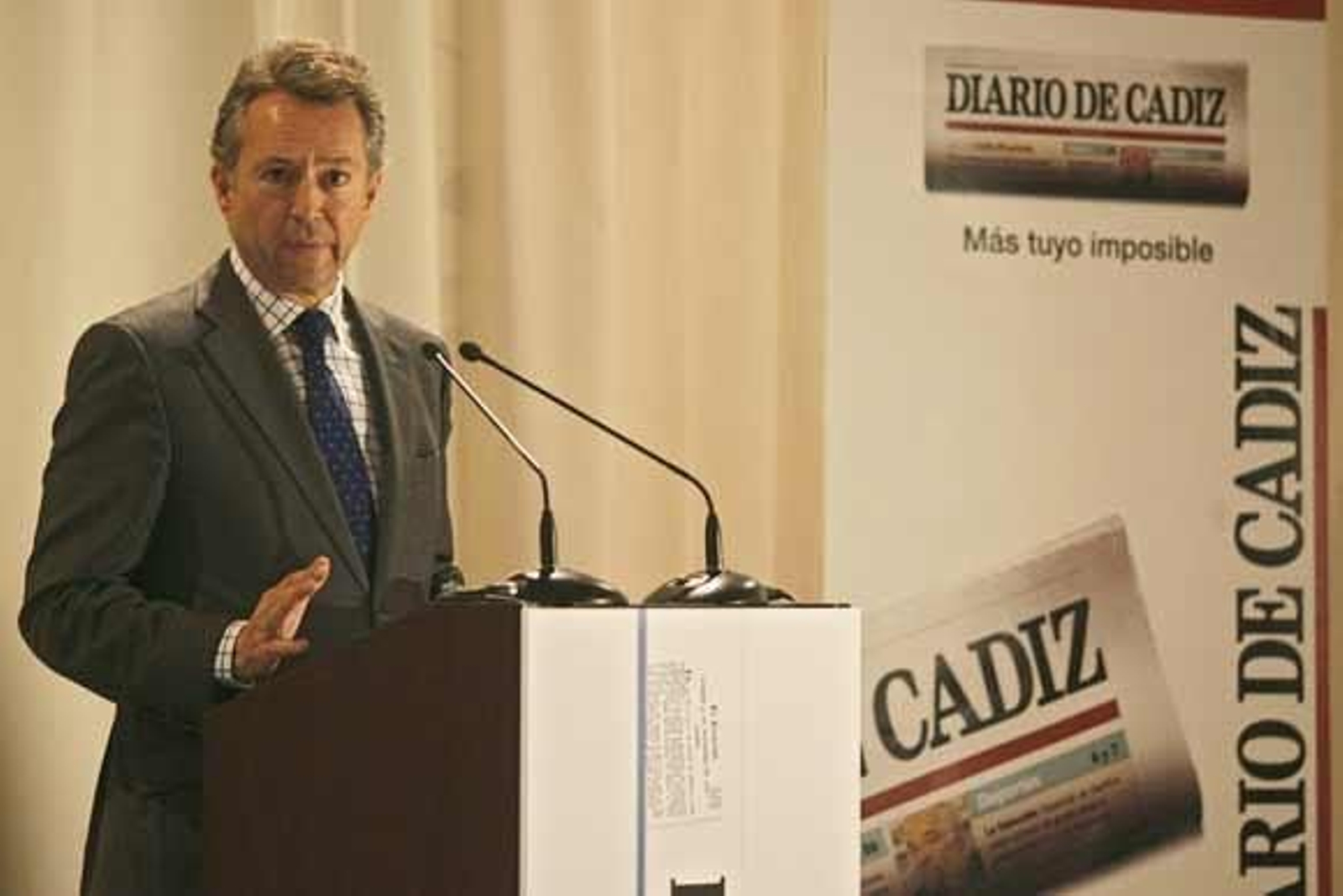 José Joly, presidente del Grupo Joly, en un momento de su intervención.

Foto: Joaquin Pino/Julio Gonzalez