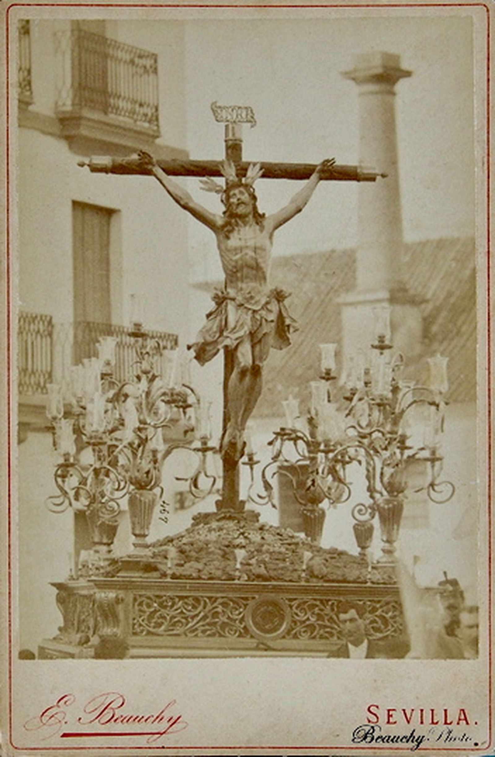 El Cristo de la Expiración en un grabado de Beauchy