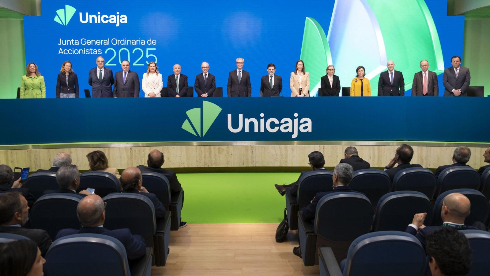 Imagen de la Junta General Ordinaria de Accionistas de Unicaja.