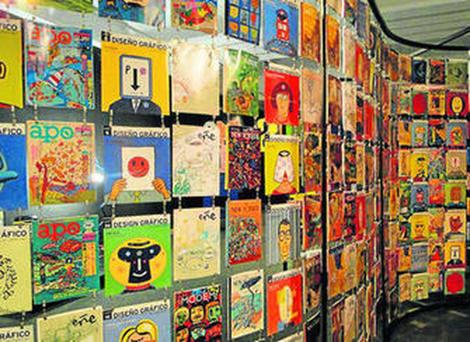 Imagen de la muestra sobre Javier Mariscal.