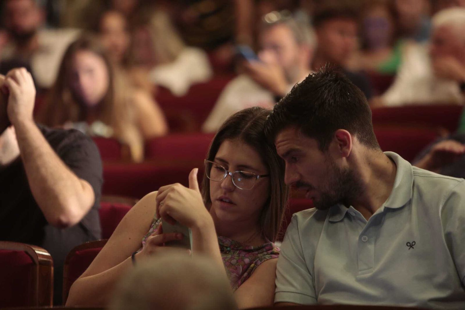 El público en el teatro.