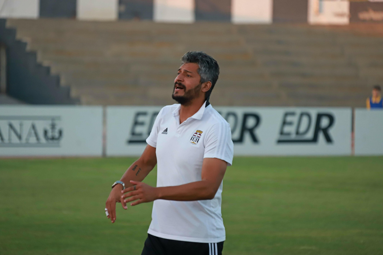 Gustavo Munúa, en el Municipal de La Línea.