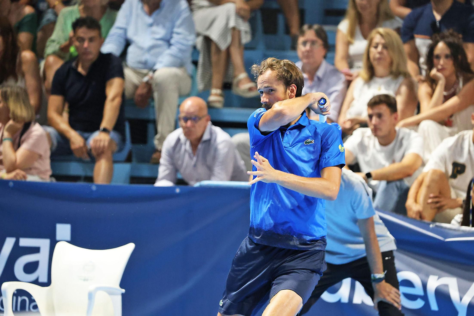Imágenes de la final masculina de la Copa del Rey de tenis entre Daniil Medvedev y Alejandro Davidovich