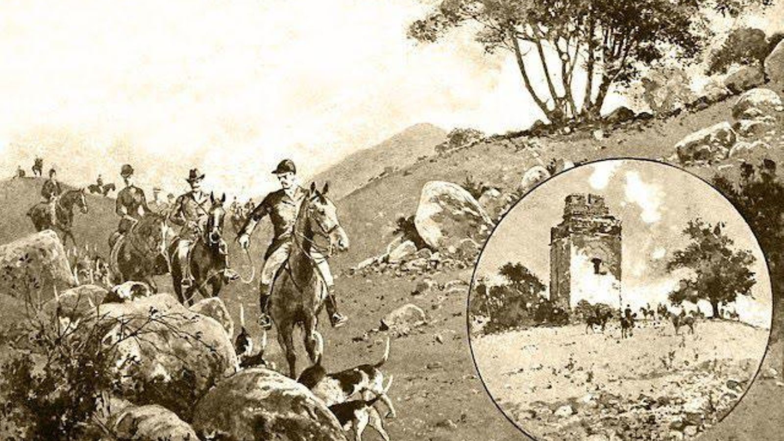 Jornada de caza del club The Royal Calpe Hunt en La Almoraima.