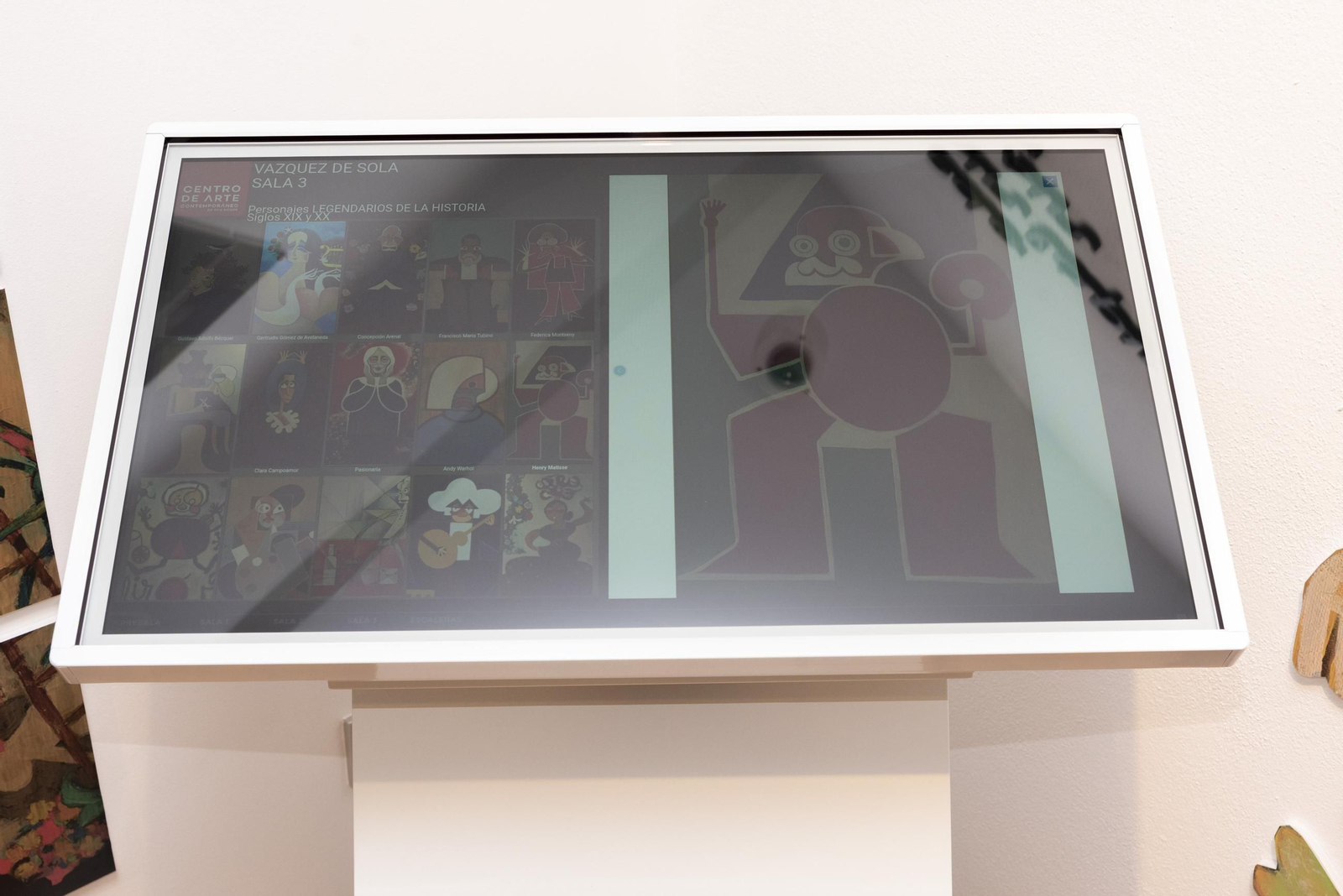 Fotos de la exposición permanente de Andrés Vázquez de Sola en el Centro de Arte Contemporáneo de San Roque