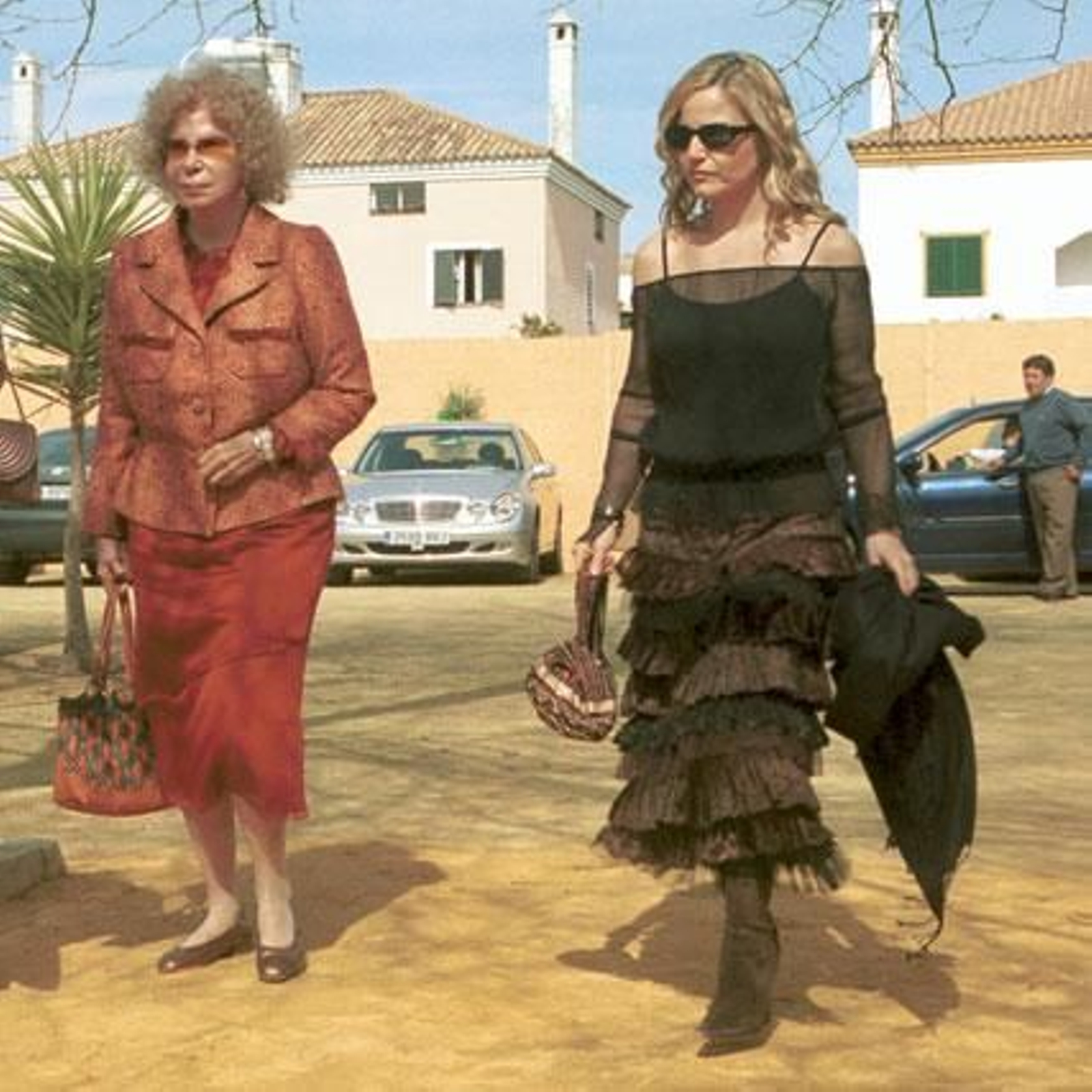 La duquesa junto a su hija menor, Eugenia Martínez de Irujo.